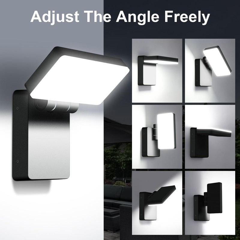 Juyace 60W Led Outdoor Wall Park Flood Light Modern Exterior