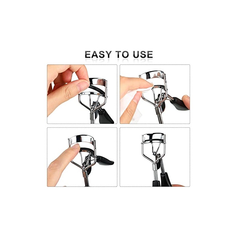 Mudder 80 Pieces Eyelash Curler Refills Pads Soft Eye Lash