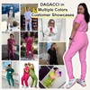 Dagacci Fs22045200 - Uniforme médico para mujer, Elástico en 4