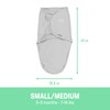 SwaddleMe by Ingenuity Easy Change Swaddle - Size Small/Medium, 0-3