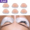 WBCBEC 3 Pairs Replacement Eyelids for Mannequin Head Removable Realistic