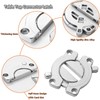 Zinc Alloy Table Buckle Connectors Heavy Duty Table Top Connector
