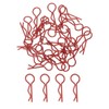 sourcing map 30pcs 30-Degree Angle RC Body Clips Bent Springy