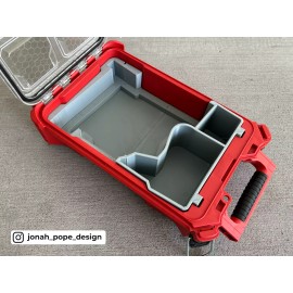 Jonah Pope Design Milwaukee Packout Insert for M12 23GA Pin Nailer (Insert Only) - Orange