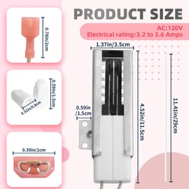 PB040001 Gas Range Oven Igniter, for Gas Stove Compatible with Viking Range Oven Igniter, Replace AP5315579 065650-000 SGR4001 792263