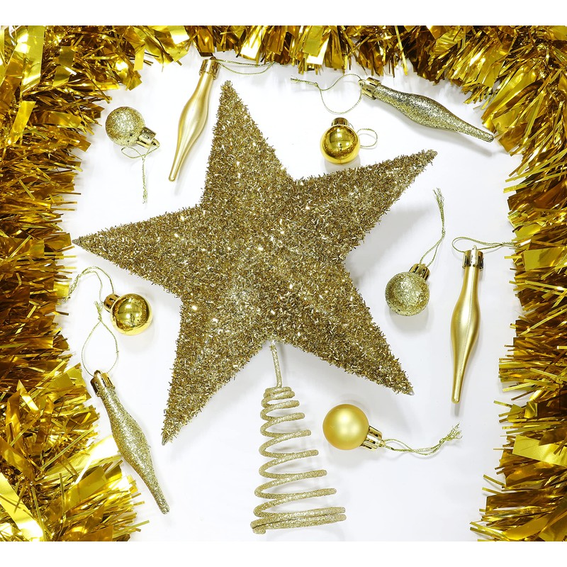 Christmas Concepts® 28cm Sparkly Tree Top Star - Luxury Christmas