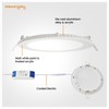 SIRIODISC 12W LED Round Recessed Ceiling Flat Panel Down Light