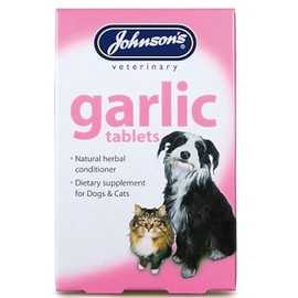 SIPW Johnson's Garlic Tablets 100% Natural Herbal Conditioner For Dogs And Cats (40 Tablets)