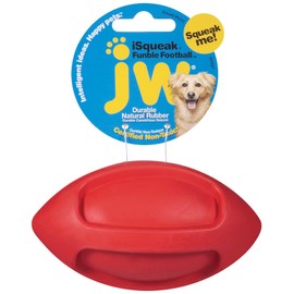 JW Squeak-ee Funble Football Puppy Toy