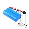 2 pcs 7.4V 1500Mah 15C SM2P Plug li-on Battery for