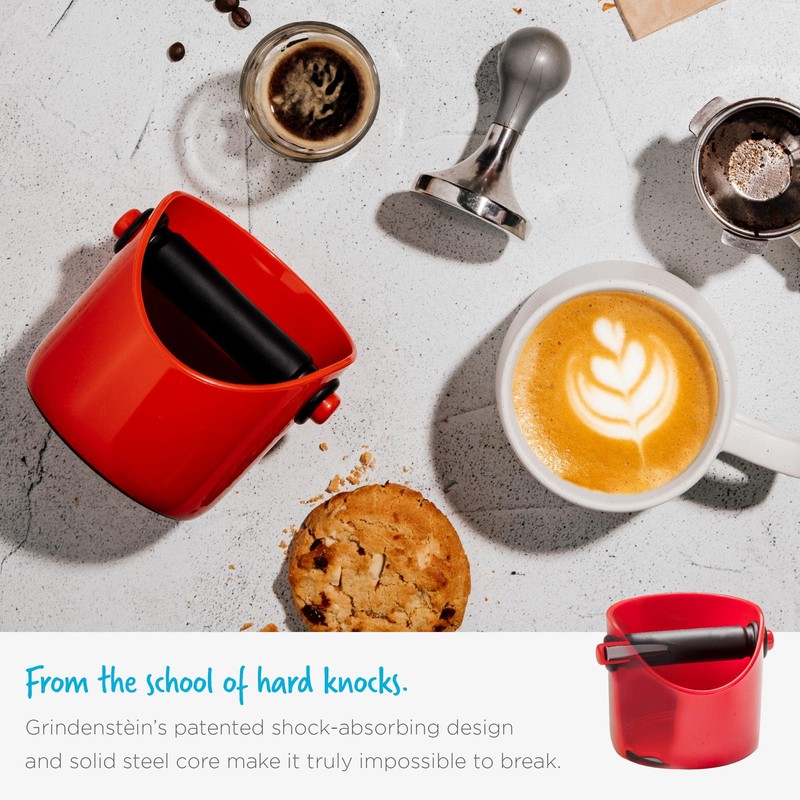 Dreamfarm Grindenstèin Sturdy, Compact, Modern Space-Saving Espresso Coffee Grind Knock