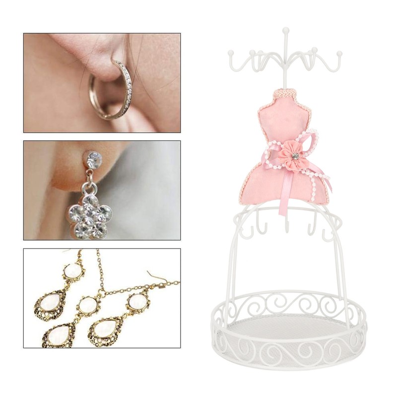 Jewelry Displays Stand Mannequin Princess Model Dress Rack for Hanging