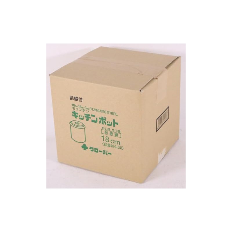Oya Seisakusho AKT13018 Clover Round Kitchen Pot, 7.1 inches (18