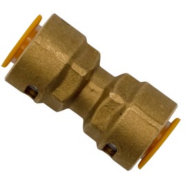 Supplying Demand SB1 3/8 Inch Quick Connect HVAC Brass Coupler Fitting