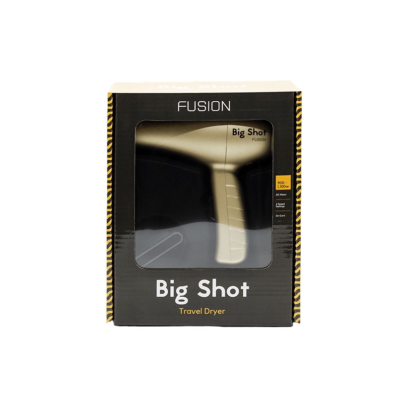 Fusion Big Shot Travel Metallic Dryer 1100 watts