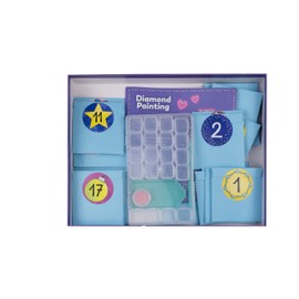 Weihnachtszauber - Der Diamond-Painting-Adventskalender. Mit Material und Werkzeug für 24 Baumanhänger