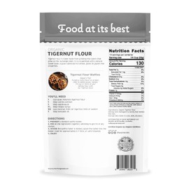 Quay Naturals Organic Tigernut Flour, 1lb, Gluten Free, Grain Free, Nut Free Flour - Paleo Friendly - Non GMO