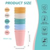 AouiSton Cups, Children's Cups, 350 ml Set Unbreakable Drinking Cups,