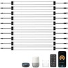 LABOREDUCER Under Cabinet Lights Plug in 10 Pack,11inch Ultra Thin