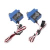2Pcs 7KG 2065 RC Servo Waterproof Low Noise Gearbox Servo