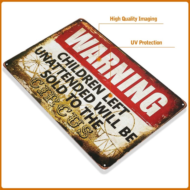 dingleiever-Warning signs Children Left Unattended Will Be Sold To The