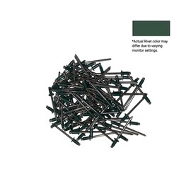 EAGLE 1: Stainless steel Rivets 1/8" x 1/4" (#43) (100, Forest Green)