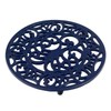 Victor RW107BL Octopus & Fish Trivet Blue, Cast Iron