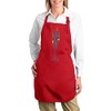 fabulous Premium Kitchen Apron Champagne Party Alcohol Lifestyle Luxury, red