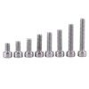Bolts, 160pcs Stainless Steel SS304 Hex Socket M5 Screws Bolts