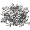 Pxyelec M4 Flat Head Aluminum Rivet Nut Blind Nut Insert