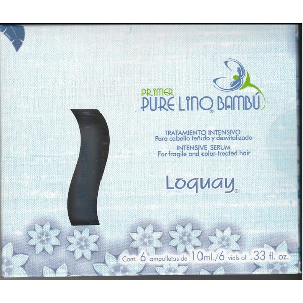 LOQUAY: Primer pure BAMBOO Linen Intensive Treatment in Vials /