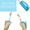 Adaptive Utensils Aid Tableware- Weighted Special Spoon Fork Sets, Travel