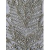 Handmade Rhinestones Large Bodice Applique Glass Stones Beads Bright Crystal