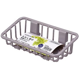 Iwasaki Industries K-1637 BG Sponge Rest Suction Cup Mesh, Beige Gray, Width 8.5 x Depth 4.8 x Height 3.0 inches (21.5 x 12.2 x 7.7 cm)