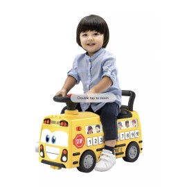 Kalee Ride On Musical School Yellow Bus