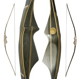 AF Archery 35-70lbs AF Archery Recurve Bow American Long Handmade Hunting Bow for Archery EnthusiastsColor: Black Walnut 60lbs