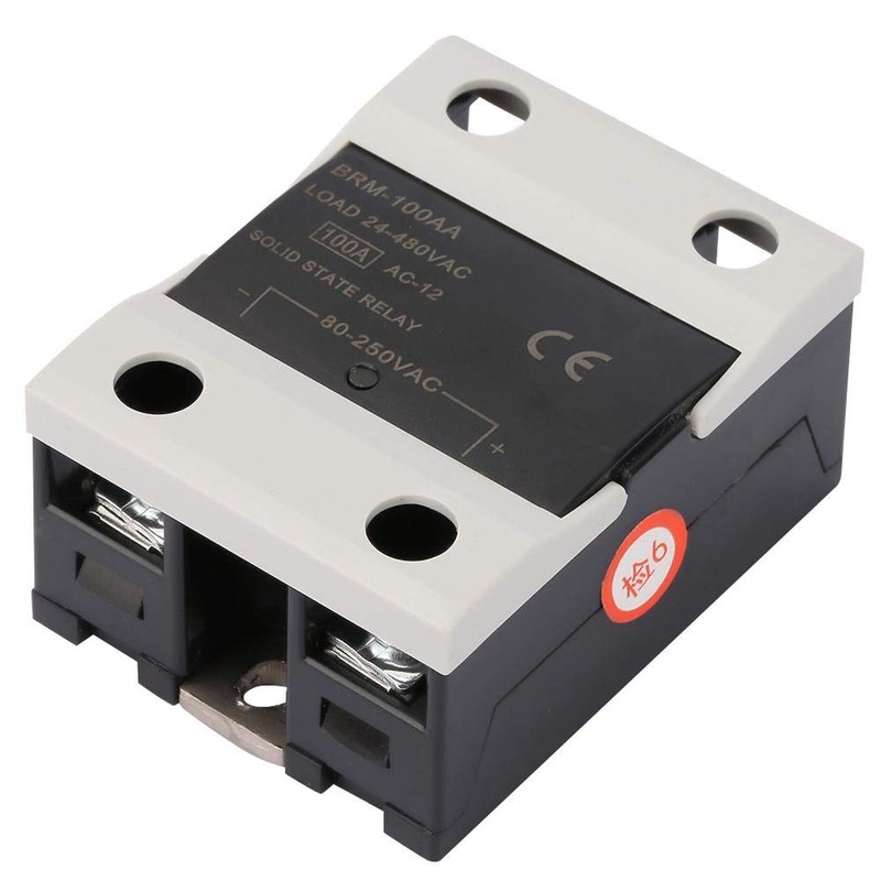 Solid State Relay, BRM-100AA 60A/80A/100A/120A 24-480V AC SSR Relay Solid
