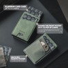 VULKIT Pop Up Wallet Leather Credit Card Holder Case RFID