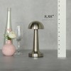 Simple Designs LD1081-SLV 8.88" Mushroom Magic Mini Metal Dimming &