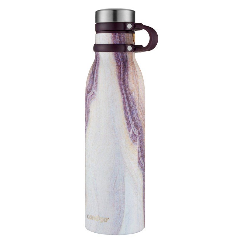 Contigo 2045470 Couture THERMALOCK vakuumisolierte Edelstahl-Wasserflasche, Sandstein