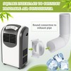 Outus 5.9'' Diameter 98'' Long Portable Air Conditioner Hose with