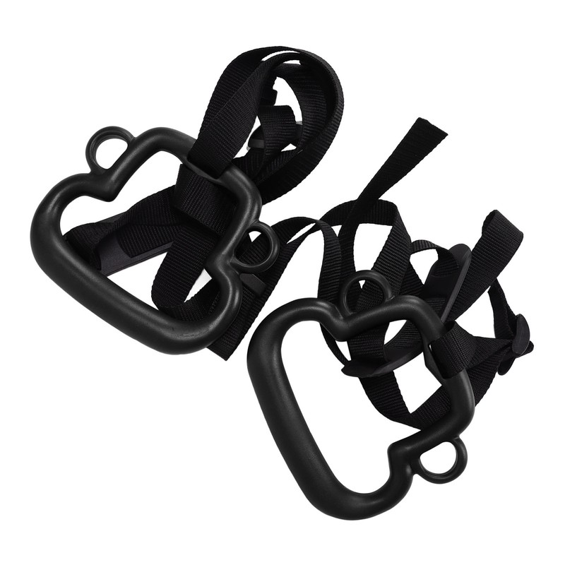 2Pcs Kids Gymnastic Rings Monkey Shape Load Bearing 150KG Ergonomic