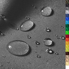 1buy3 Monaco Waterproof Polyester Fabric, 12,000 mm Water Column, Available in 20 Colours, Waterproof Outdoor Extremely Tear-Resistant Robust PVC Canvas, for Tarpaulin / Tent / Backpack / Bag