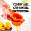 Zulay Kitchen Premium Metal Orange Squeezer – Heavy-Duty Manual Citrus