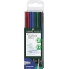 Faber-Castell Non-Permanent Medium Tip Multimark (Wallet of 4)