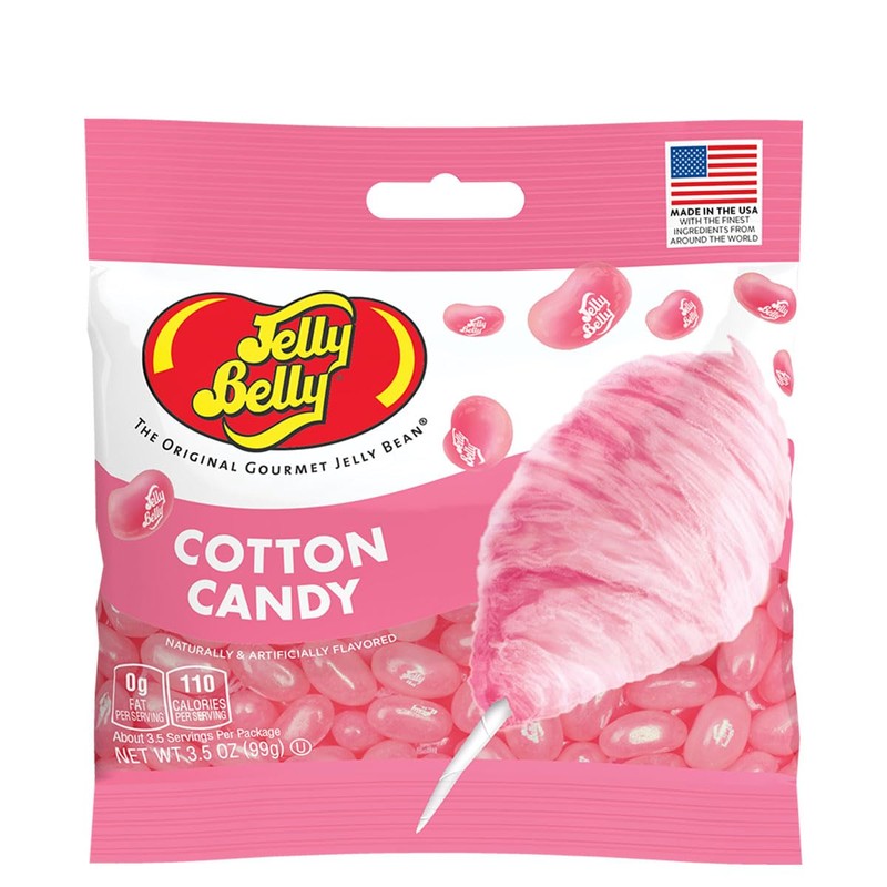 Jelly Belly Cotton Candy Jelly Beans- 3 Pack - 3.5