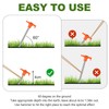 10PCS Tent Stakes Heavy Duty,7.1Inch Tent Pegs Non-Rust Metal Camping