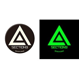 Ghost in the Shell SAC_2045 Public Security Division 9 Mark High Luminous Can Badge