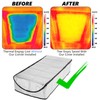 Attic Stairs Insulation Cover for Pull Down Stairway, R-Value 15.5,