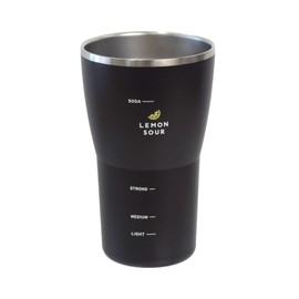 Sabu Lemon Sour & Highball Stainless Steel Tumbler, Capacity: 520ml (Black)